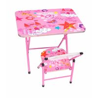 Mesa y Silla Infantil Escritorio para Niños Niñas Diseño Creativo Moderno 190355
