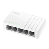 Cudy Switch 5 Puertos 10-100 Mbps RJ45 Carcasa Plástica FS105D