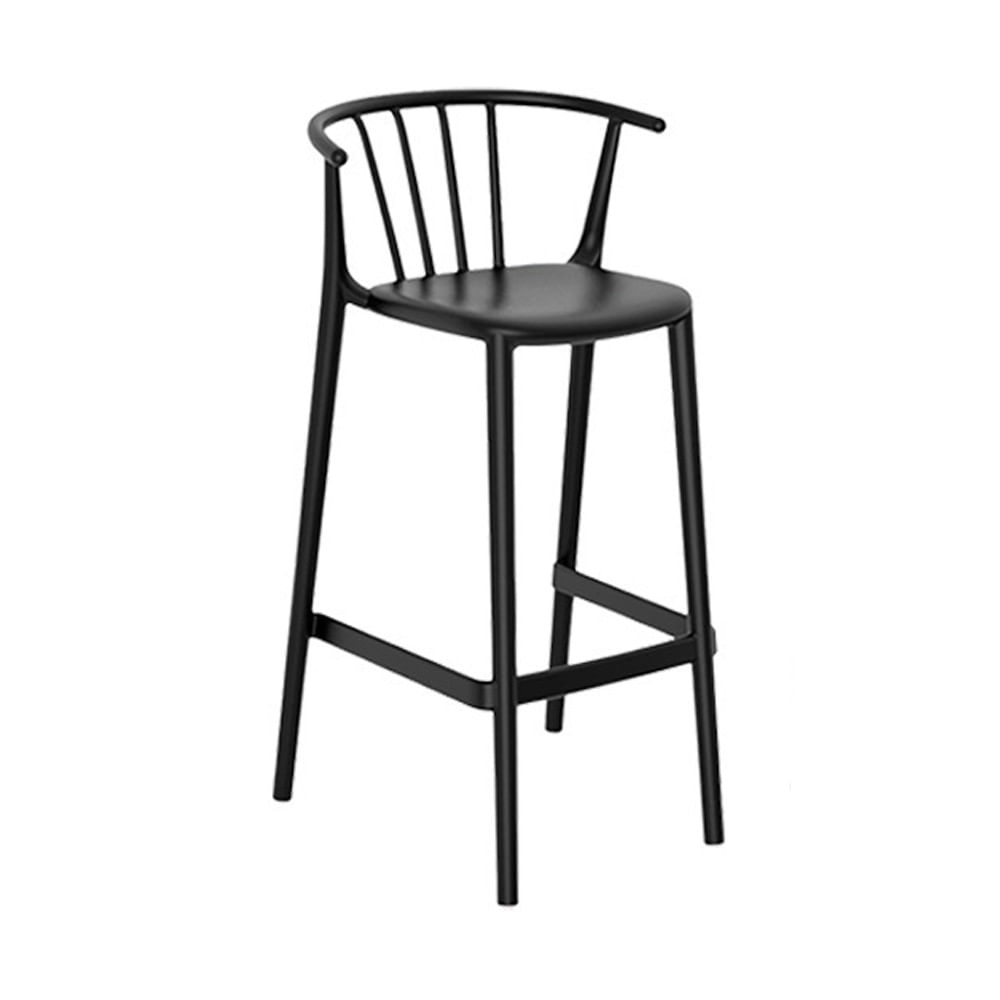 Banco Woody Negro  H75.5 - Ziyaz