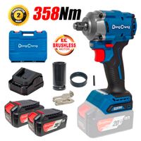 Llave de Impacto Industrial Inalámbrica 13mm Dongcheng DCPB358EM 20V 358Nm 2Bat x 4Ah Brushless