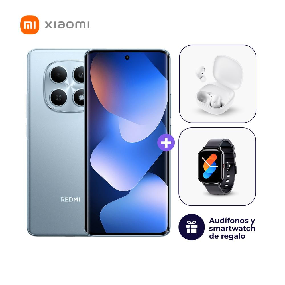 Xiaomi Redmi Note 15 4G 128GB 6GB Ram Azul - Smartwatch y Audífonos