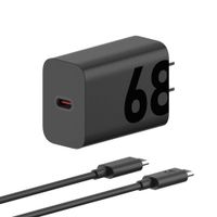 Cargador de Pared Motorola TurboPower 68 USB Type-C Negro