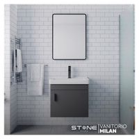 Vanitorio Minimalista Miln Plomo Stone