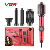CEPILLO MULTISTYLER VGR VOYAGER V-483 PROFESIONAL 5 EN 1 ROJO
