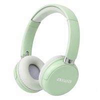 AUDÍFONOS BLUETOOTH AIWA VERDE AGUA DE ADULTO