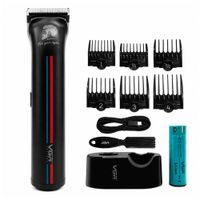 Máquina De Cortar Cabello VGR V-160 Profesional 8000RPM Inalámbrica Para Barbería Fade Y Degradado