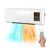 Calefactor de Pared 2 en 1 Aire Frío y Caliente con Control Remoto