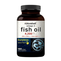 Aceite de pescado Omega 3 de 4200 mg 180 cápsulas
