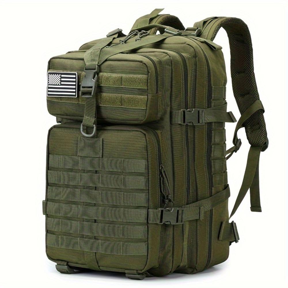 Mochila Táctica Militar 45L MOLLE Impermeable Camping Trekking Viaje Alta Resistencia Verde