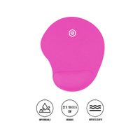 MOUSE PAD ERGONÓMICO CON DESCANSADOR MPB-01 ROSADO