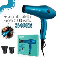 Secador de Cabello Siegen 2000 watts SG-3049C02 - Celeste