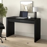 Escritorio Moderno Gabriela 2 Cajones Negro RyR Muebles