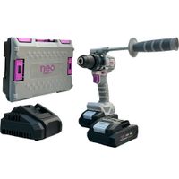 Taladro 20V Neo + 2 Bat 4Ah + Carga. + Maleta T12110/20K2-4