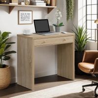 Escritorio Moderno Elvira 1 Cajón Rovere RyR Muebles