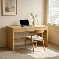 Escritorio Moderno Pazza 3 Cajones Rovere RyR Muebles