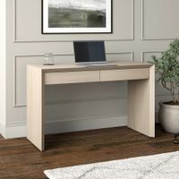 Escritorio Moderno Gabriela 2 Cajones Niebla RyR Muebles