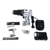 Taladro Atornillador Percutor Brushless 1/2"" 80Nm + Batería + Cargador Neo TP 1213/4/20 C1