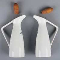 Pack x 2 Botellas de Ceramica para Aceite y Vinagre Estilo Japones