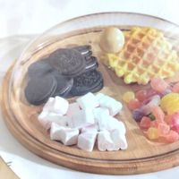 Bandeja de Bocaditos O Aperitivos de 4 Divisiones con Tapa