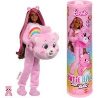 BARBIE CUTIE REVEAL CARE BEARS CHEER BEAR CON SORPRESAS