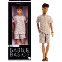 KEN BARBIE BASICS MUÑECO COLECCIÓN CABELLO CASTAÑO