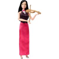 BARBIE MUÑECA VIOLINISTA PROFESIONAL CON VIOLÍN