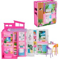 BARBIE CASA DE MUÑECAS CASA DE VACACIONES CON ACCESORIOS