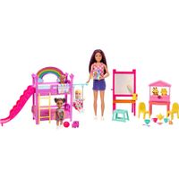 BARBIE SKIPPER BABYSITTERS GUARDERÍA SET 3 MUÑECAS CON ACCESORIOS