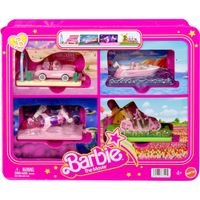 BARBIE MINI BARBIELAND 8 MUÑECAS Y 4 VEHÍCULOS