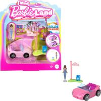 BARBIE MINI BARBIELAND AUTO DESCAPOTABLE CAMBIO DE COLOR