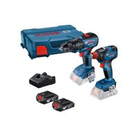 Taladro Bosch Gsb 18v-50 + Impacto Gdx 18v-200 + 2 Baterías