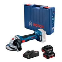 Amoladora Esmeril Bosch Gws 180-li + 2 Bat.(4,0 A.h) y Carg.