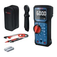 Multímetro digital Bosch GDM 600-15 + MH 1 600CA/CC/10A/40MO Professional