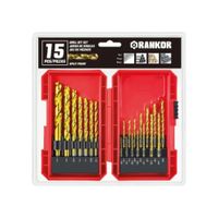 Juego De Brocas Para Metal X 15pzs1510mm Rankor Hss-tin