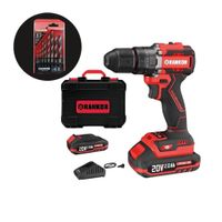Taladro Percutor De 20v De 12 70nm Rankor Bl+brocas Madera