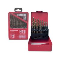Juego De Brocas Para Metal X 19pzs 110 Mm Rankor Hss- Co