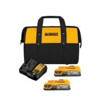 Set de 2 Baterías Powerstack 20V 1.7 Ah + Cargador + Bolso Dewalt DCBP034E2-B2