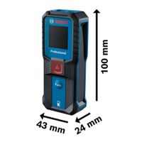 Medidor De Distancia Distanciométro Glm 25-23 Bosch Profes