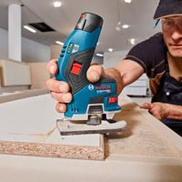 Fresadora Ruteadora Bosch GKF 12V-8 + Batería y Cargador