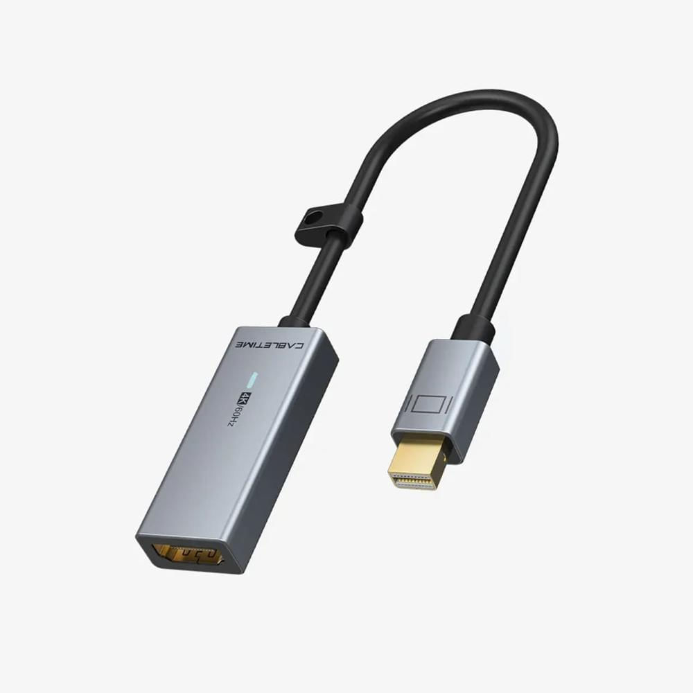 CABLETIME Adaptador Mini DisplayPort a HDMI 4K30Hz Thunderbolt 1 y 2 Compatible CP26A