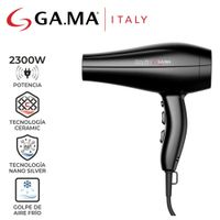 Secadora Profesional Gama Diva Cerámica Motor AC  2300 Watts – Negro