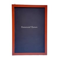 Pizarra 60x40cm Para Tiza Doble Cara De Madera Para Restaurante Negocio