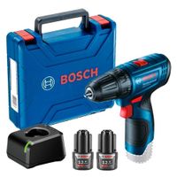 Taladro Atornillador Bosch Gsr 120 Li 12v + 2 Batería/ Carg.