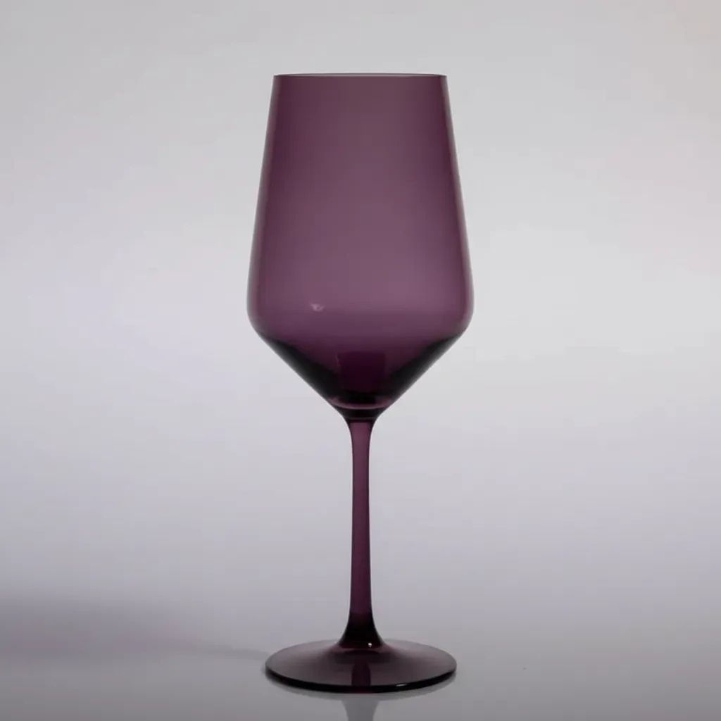 Copa de Vino Púrpura Translúcida