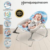 Silla Mecedora NARAN con Juguetes Didácticos Light Blue