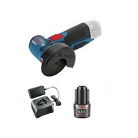 Esmeril Amoladora Inalám 12v Bosch Gws 12v-76 + Bat Y Carg