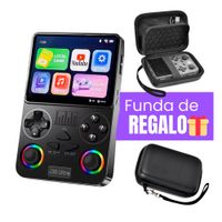Consola de Videojuegos Portátil Retro J36 Ultra HD Negro Funda Gratis