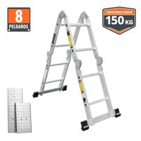 Escalera Multiposición 8 peldañosTruper 101905-1