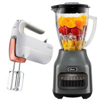 Combo Oster Licuadora BLSTPEG-GPB mas Batidora de Mano FPSTHMAMR