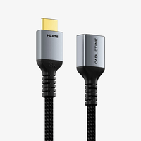 CABLETIME Cable de Extensión HDMI 2.1 4K 120Hz 8K 60Hz 48Gbps 1 Mtr - CH17H